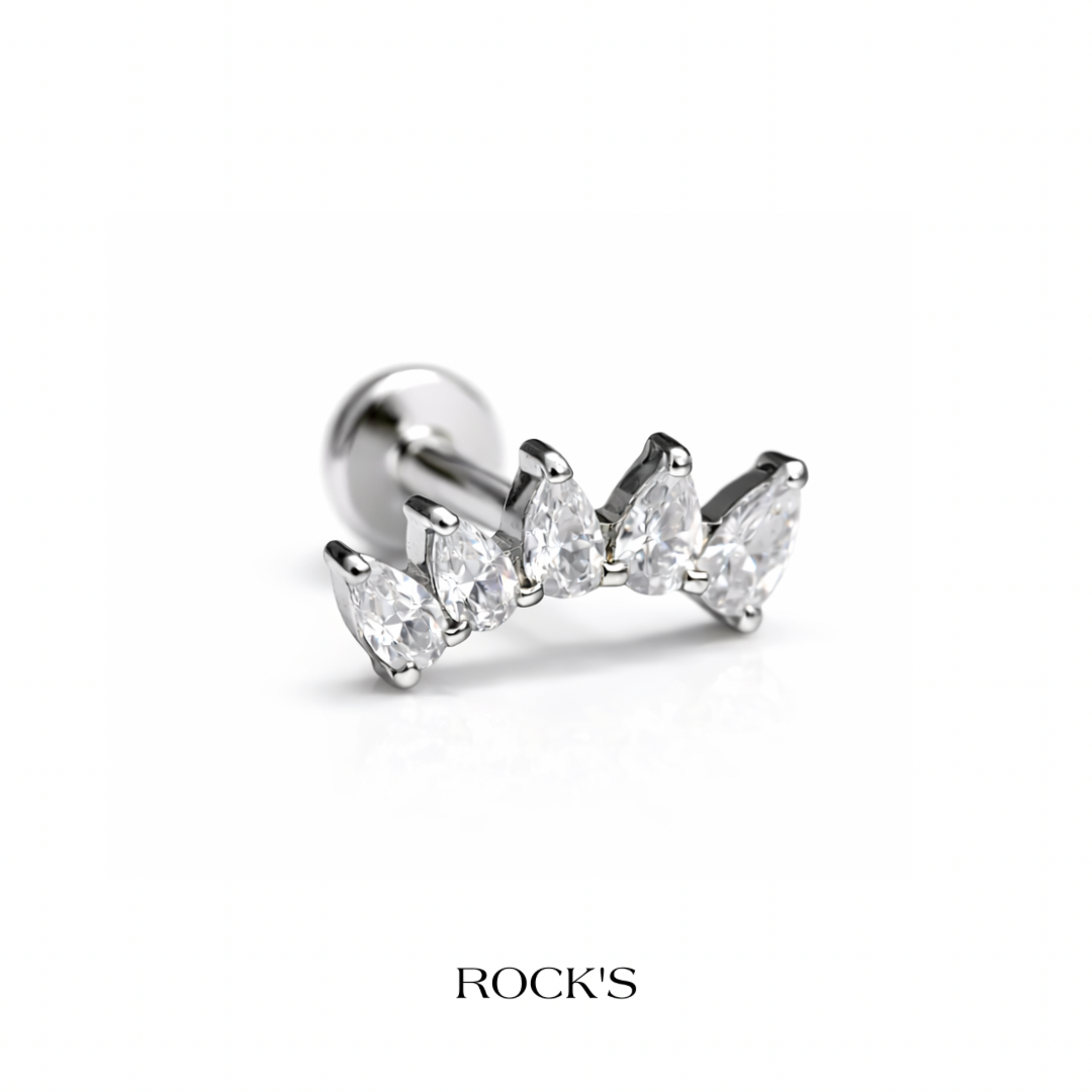 Coronet Titanyum Piercing