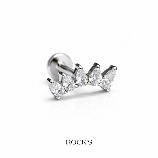 Coronet Titanyum Piercing