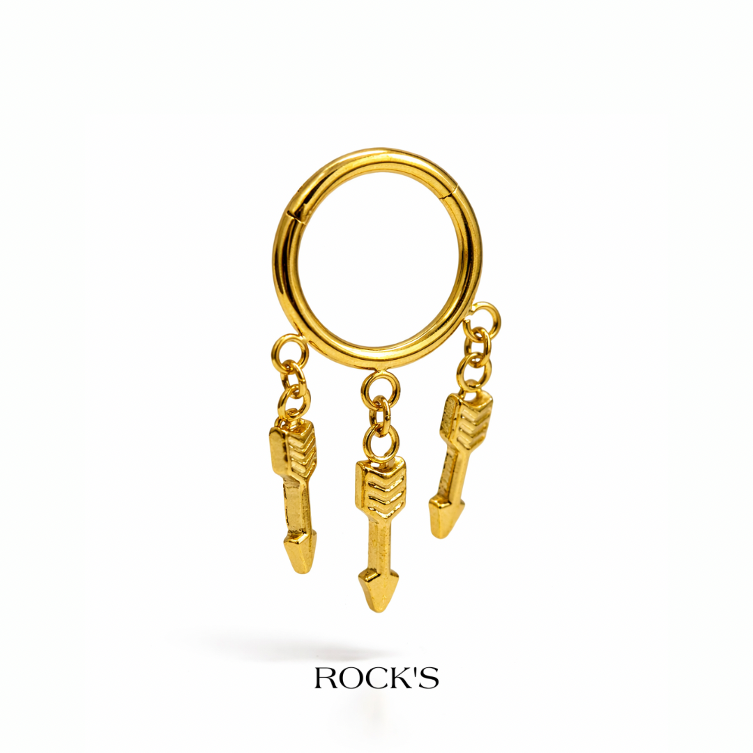 Sagra Sallantılı Titanyum Halka Piercing