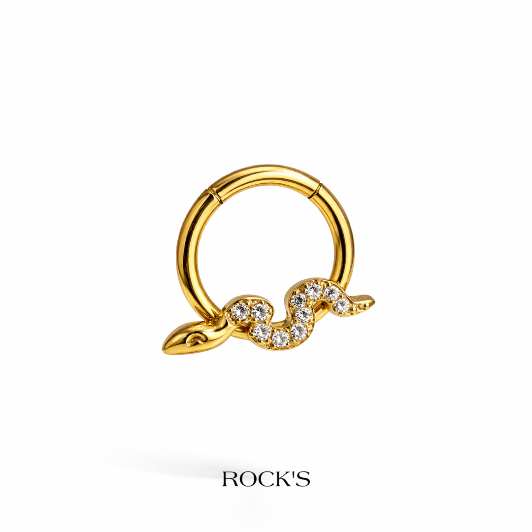 Naja Titanyum Halka Piercing