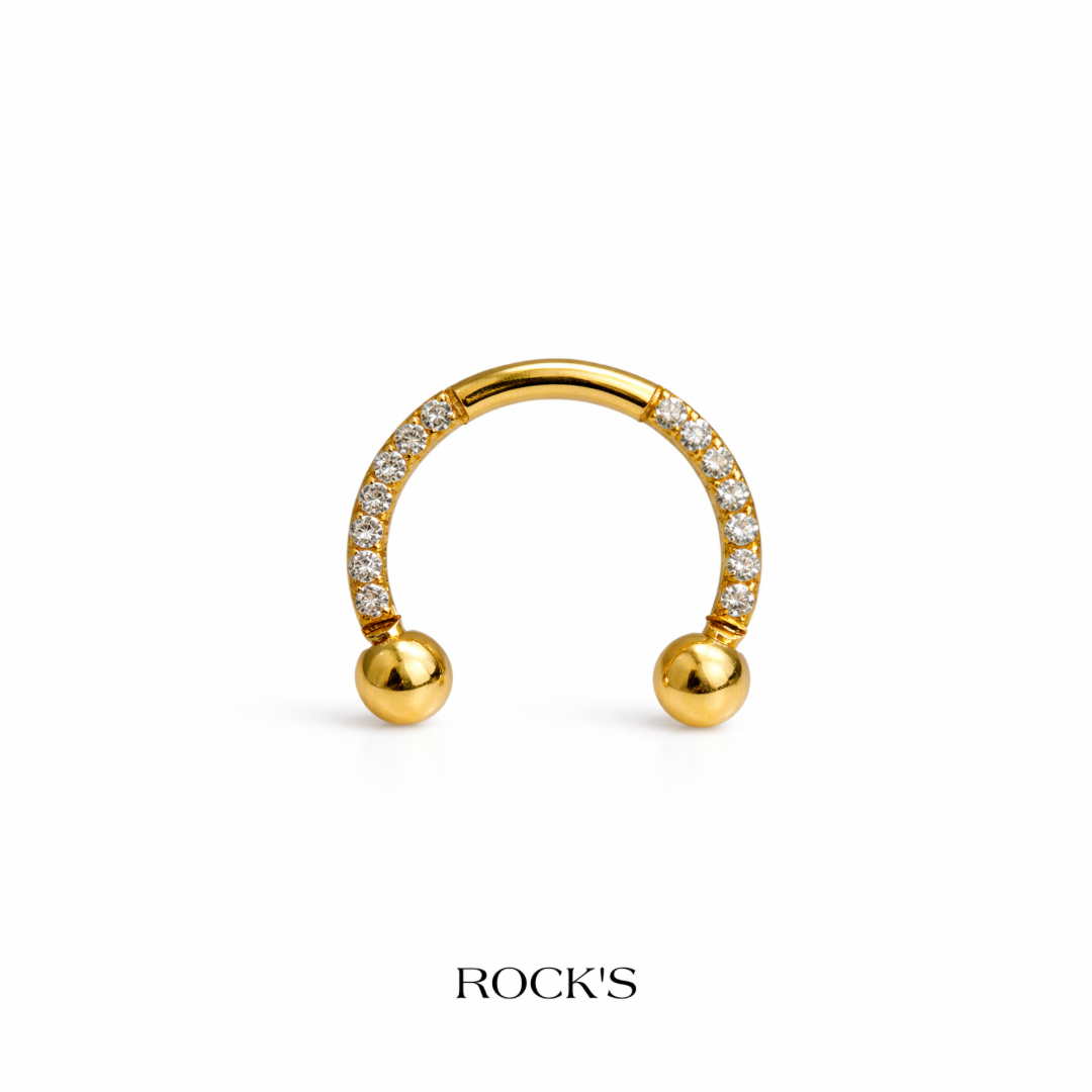 İcon Titanyum Yarım Halka Piercing