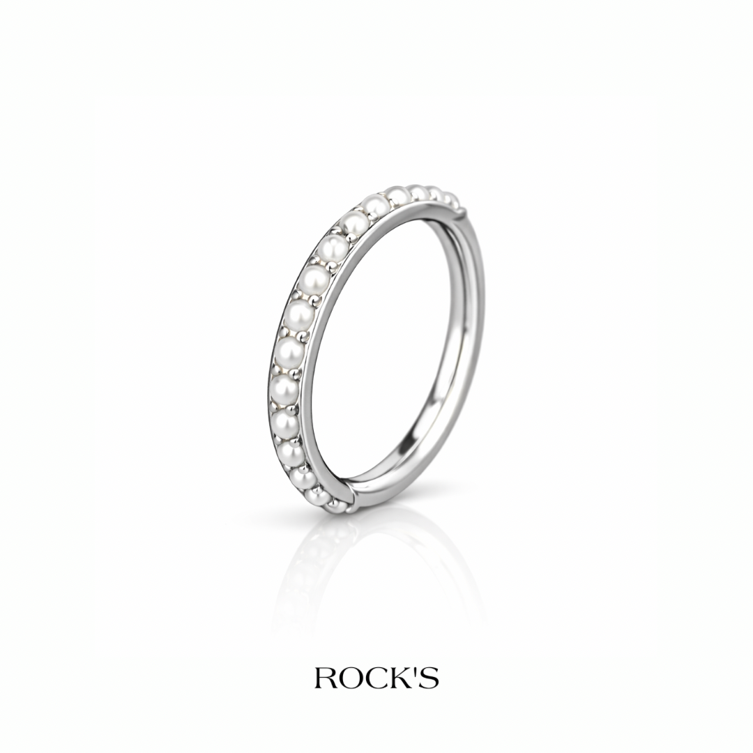 Pearl Cerrahi Çelik Halka Piercing