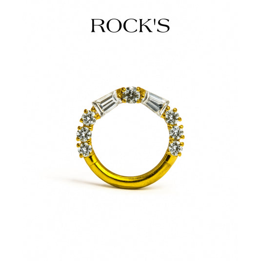 Axis Altın Renk Titanyum Piercing