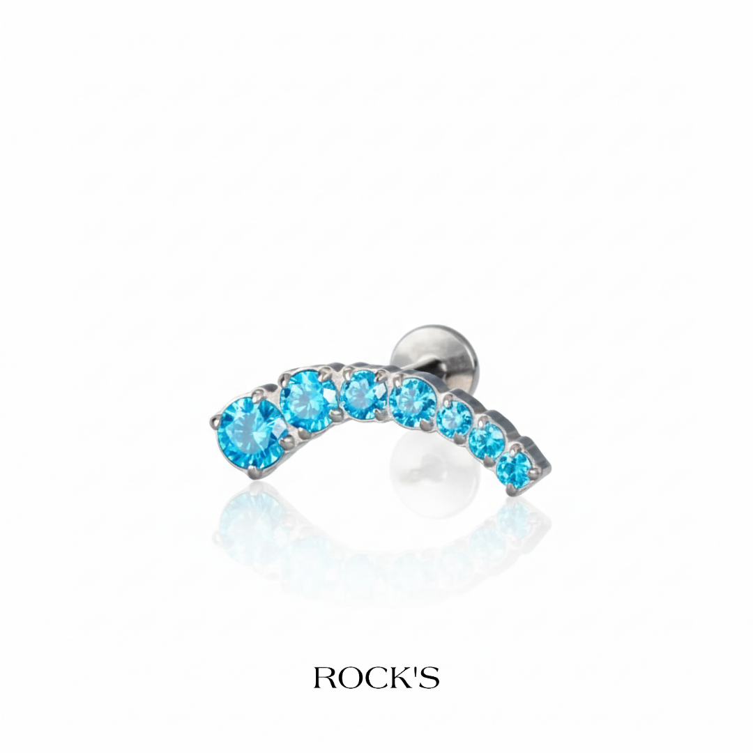 Sovereign Blue Titanyum Piercing